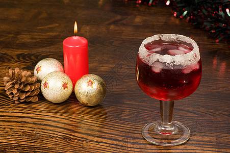 圣诞节拳酒精水平红色静物蜡烛玻璃图片