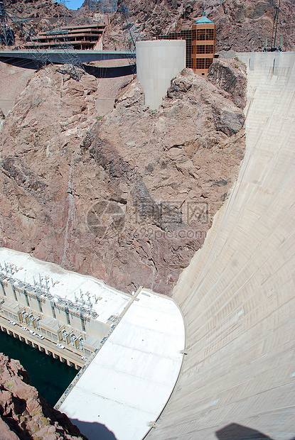 胡佛大坝巨石岩石工程场景发电机旅游力量水电峡谷环境图片