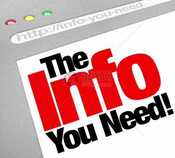 “你需要的信息”网站屏幕计算机网络浏览器图片