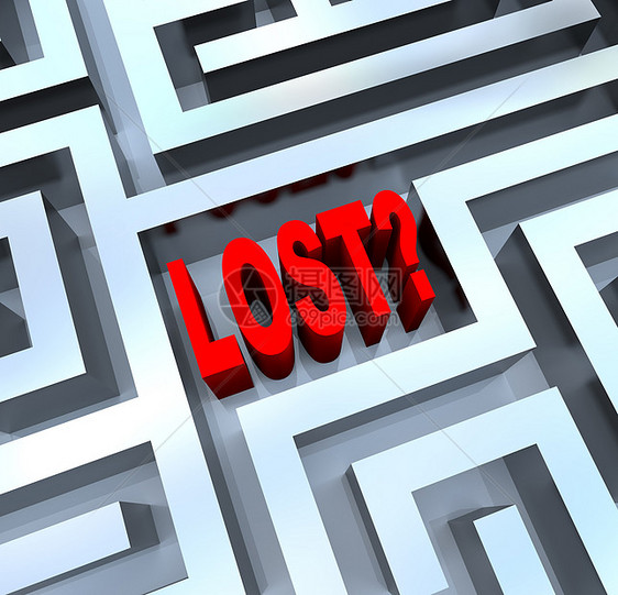 迷宫中失去的字词在Labyrinth图片