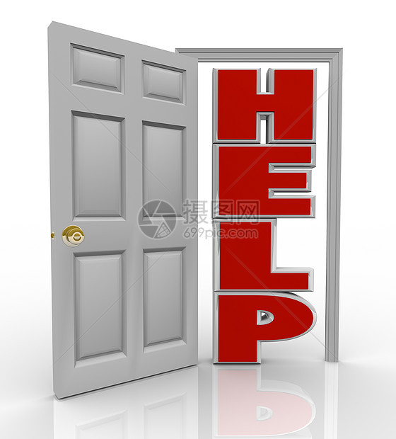 帮助打开支持和援助的大门(Help Door)图片