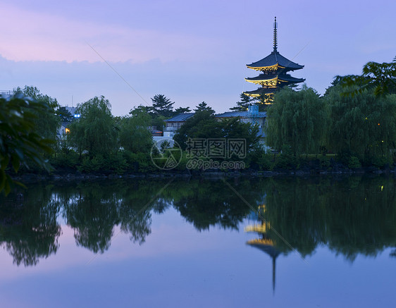 纳尔反射公园日出建筑学寺庙地标宗教天空神道神社图片