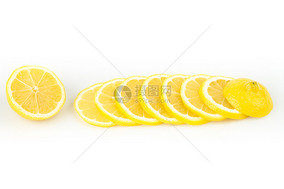 柠檬片果汁食物黄色甜点饮食柠檬香橼叶子种子烹饪图片