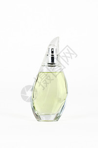 香水装在美丽的瓶子里液体卫生芳香粉碎机玻璃叶子草本植物化妆品汽化器丝带图片
