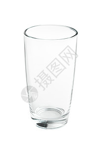 玻璃高脚杯白色背景上的空白玻璃窗用具餐厅口渴高脚杯餐具水晶液体酒吧饮料玻璃背景