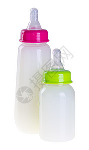 背着牛奶的婴儿瓶儿童孩子新生饮料玻璃奶制品乳胶塑料婴儿营养图片