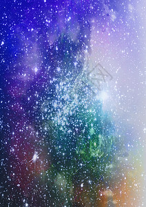 遥远的银河系紫色宇航员星星辉煌星系插图望远镜光环轨道天文学图片