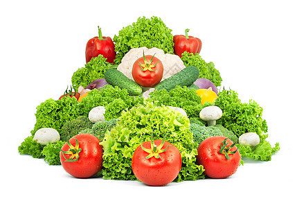 杂类新鲜蔬菜作品健康团体食物胡椒菠菜水果紫色收藏框架图片