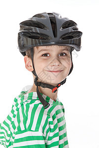 带头盔的男孩骑自行车运动员幸福公园生活童年运动工作室快乐孩子活动竞赛图片