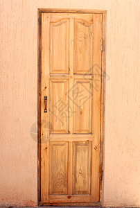 旧木制门 背景图片