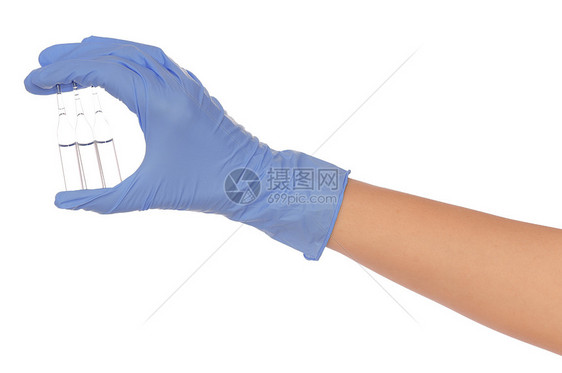 接种疫苗的安培外套实验室科学家保健测试生物学化学品管子职业蓝色图片