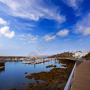 加那利群岛的港图片
