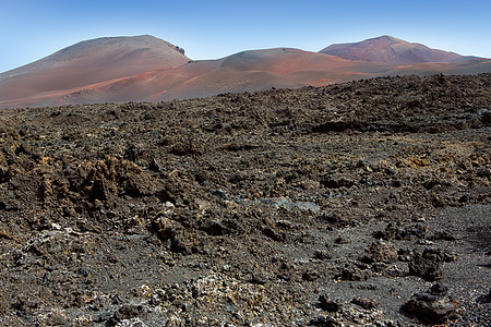 火灾山火山熔岩旅行观光土壤公园火地自然岩石干旱火山石头图片