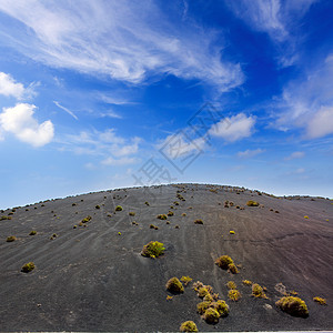 火灾山火山熔岩土壤自然假期火地火山沙漠旅游岛屿晴天干旱图片