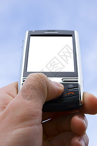 移动移动电话技术男性通讯器电子产品屏幕卫星电话展示手指图片
