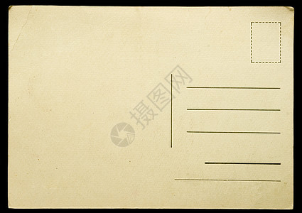 古董明信片空白邮件卡片邮政写作字母褪色背景图片