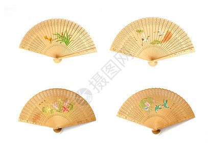 中国竹子粉丝扇子脆弱性装饰木头风格装饰品文化艺术空气图片