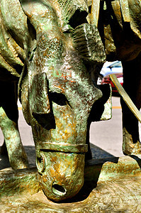 马雕像德克萨斯雕塑青铜图片