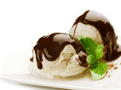 冰淇淋加巧克力奶粉 甜点加白味道食物奶油宏观咖啡店菜单薄荷牛奶餐厅配料图片