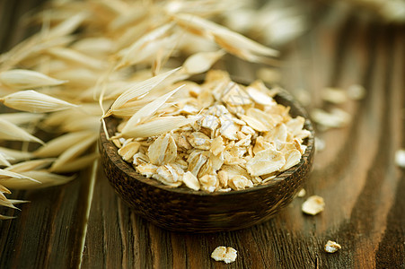 Oat 花粉玉米农民农业食物生产稻草耳朵白色粮食燕麦图片