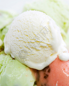 冰淇淋甜点菜单白色食物季节性香草品味美食宏观开心果图片