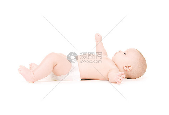 婴儿尿布中的婴儿男孩蓝眼睛儿童育儿男生童年青少年皮肤男性卫生孩子图片