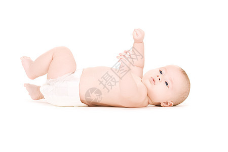 婴儿尿布中的婴儿男孩儿童生活皮肤蓝眼睛白色男性孩子青少年保健卫生图片