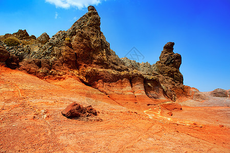 特内里费提德国家公园的加那利群岛国家旅行沙漠公园蓝色岛屿冒险世界遗产石头岩石图片