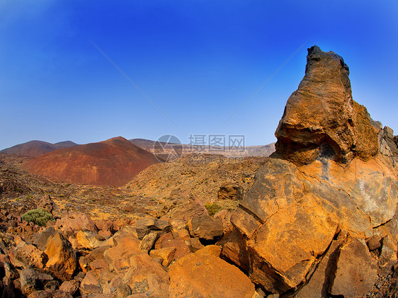 特内里费提德国家公园的加那利群岛岛屿首脑沙漠石头天空编队国家火山干旱岩石图片