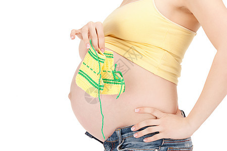 孕妇肚子和袜子福利生活父母女性产妇女士母亲女孩腹部母爱图片