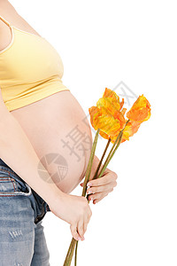 孕妇肚子劳动母性父母福利女孩腹部生活母爱母亲妈妈图片