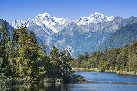 新西兰马西森湖和库克山图片