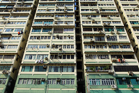 香港旧大楼住房建筑学建筑抵押窗帘财产摩天大楼城市天空地板图片