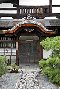 京都日本神庙建筑寺庙遗产神道建筑学宗教背景图片