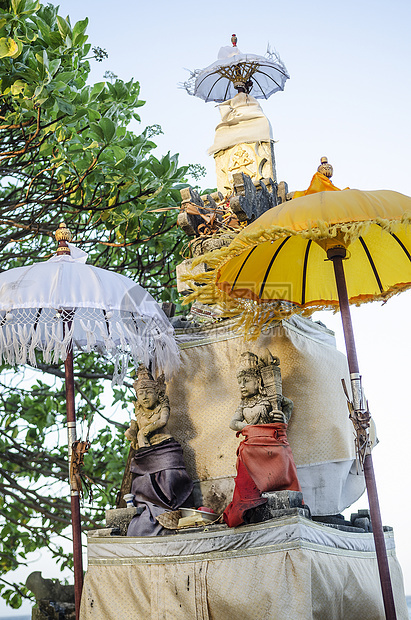 巴利因多尼西亚的圣迹传统旅行情调宗教建筑学雕像装饰热带游客异国图片