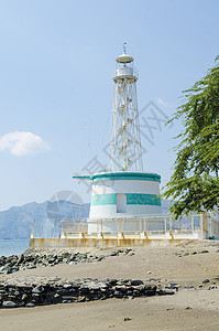 东面的迪利灯塔 蒂莫雷斯海岸海滩灯塔殖民旅行海岸线城市风景地标图片