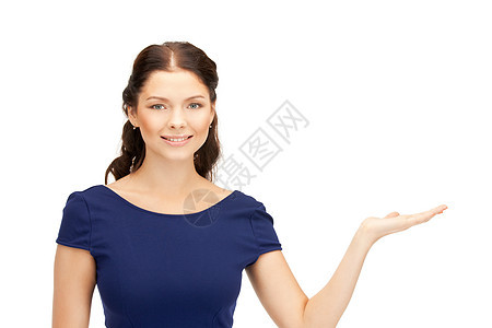 椰枣上的东西人士女孩女性成人广告白色青少年手势快乐商务图片