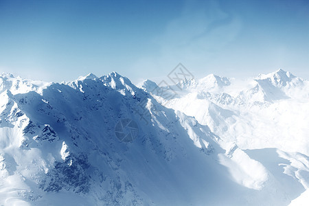 平面顶部单板高山全景旅行阳光顶峰爬坡远足暴风雪旅游图片