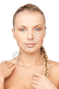 美丽美丽的妇女活力青年容貌卫生成人皮肤护理女孩保健福利图片