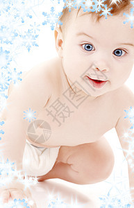 爬行婴儿男孩肖像皮肤微笑尿布保健育儿卫生男性雪花幸福孩子图片
