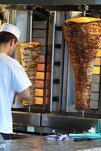 沙鲁火焰男人捐赠者炙烤餐厅牛肉小吃文化火鸡美食图片