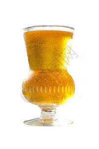 啤酒杯玻璃液体酒吧泡沫酒精金子黄色气泡茶点啤酒图片