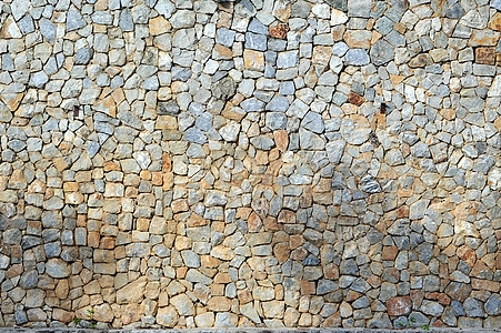 石墙挡土墙纹理围墙石头效果图片