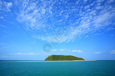 泰国的海假期热带旅行蓝色森林太阳珊瑚海洋波纹潜水图片