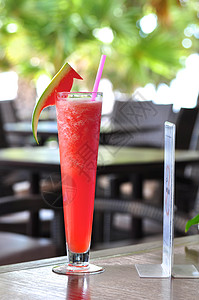 西瓜冰水果果汁甜点冰沙红色高清图片