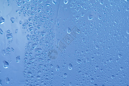 水泡泡沫反射窗户湿气湿度气泡天气雨滴气象蓝色气候背景图片