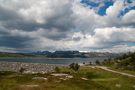 照片来自挪威峡湾目的地游客瀑布荒野山脉风景天空景观旅游图片