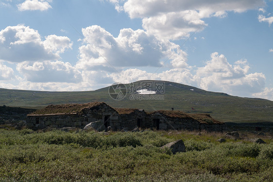 照片来自挪威瀑布荒野森林目的地风景景观游客峡湾蓝色山脉图片