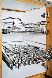无锈垃圾堆装饰内阁厨房木头房子风格建筑学碗碟架器具合金图片