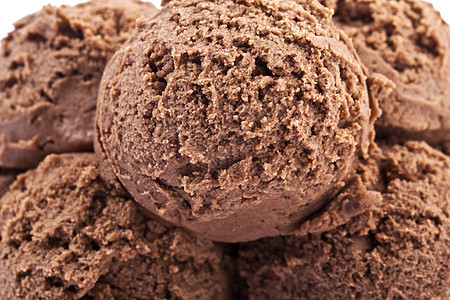 巧克力冰淇淋香草糖霜食物宏观牛奶冻结甜点甜食乳糖圣代图片